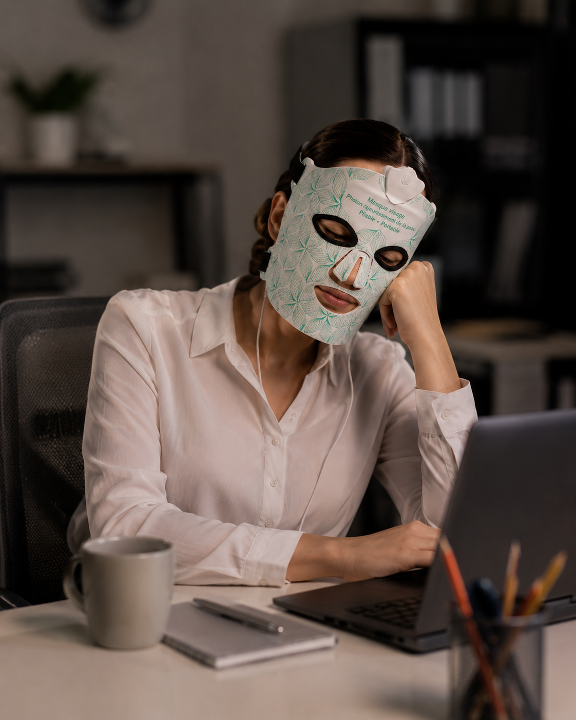 Masque LED Essential visage  – Éclat de la peau
